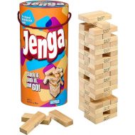 Hasbro Gaming Jenga Wooden Blocks Stacking Tumbling Tower, Kids Game Ages 6 and Up (Amazon Exclusive)