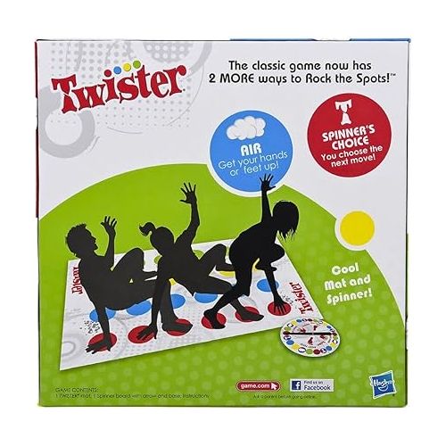 해즈브로 Hasbro Twister Party Classic Board Game for 2 or More Players,Indoor and Outdoor Game for Kids 6 and Up,Packaging May Vary