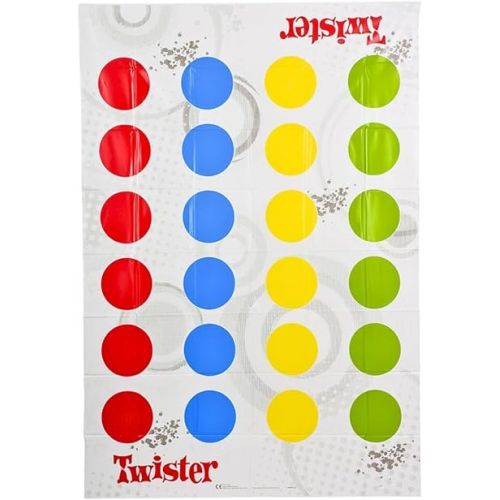 해즈브로 Hasbro Twister Party Classic Board Game for 2 or More Players,Indoor and Outdoor Game for Kids 6 and Up,Packaging May Vary