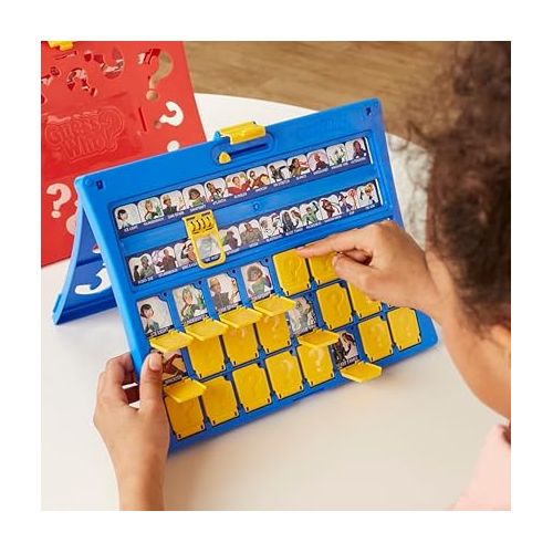 해즈브로 Hasbro Gaming Guess Who? Original,Easy to Load Frame,Double-Sided Character Sheet,2 Player Board Games for Kids,Guessing Games for Families,Ages 6 and Up