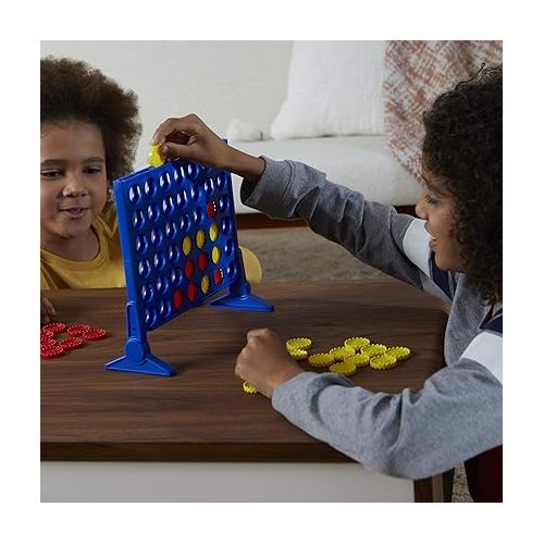 해즈브로 Hasbro Gaming Connect 4 Classic Grid,4 in a Row Game,Strategy Board Games for Kids,2 Player .for Family and Kids,Ages 6 and Up