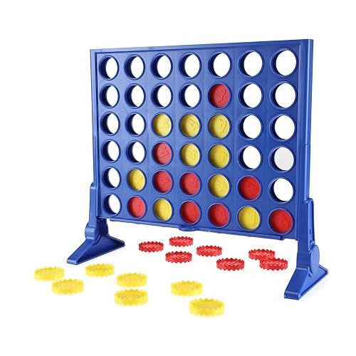 해즈브로 Hasbro Gaming Connect 4 Classic Grid,4 in a Row Game,Strategy Board Games for Kids,2 Player .for Family and Kids,Ages 6 and Up