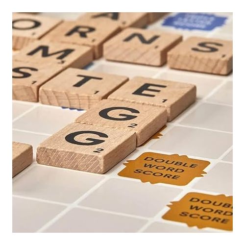 해즈브로 Hasbro Gaming Scrabble Board Game,Word Game for Kids Ages 8 and Up,Fun Family Game for 2-4 Players,The Classic Crossword Game