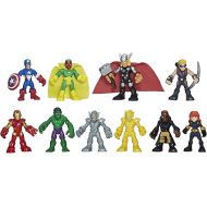 Marvel Playskool Heroes Super Hero Adventures Ultimate Set, 10 Collectible 2.5-Inch Action Figures, Toys for Kids Ages 3 and Up (Amazon Exclusive)