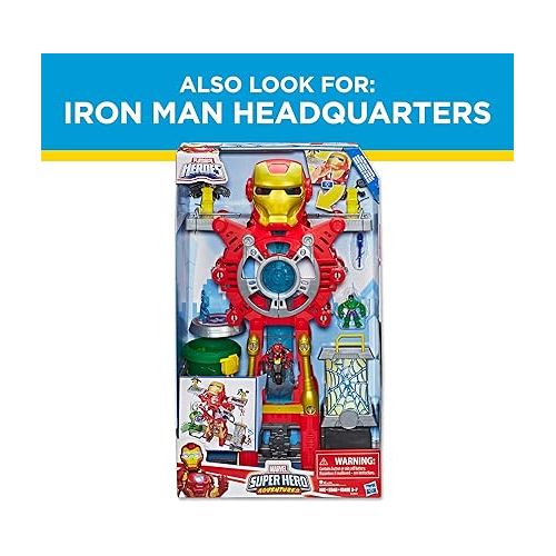 해즈브로 Marvel Playskool Heroes Super Hero Adventures Ultimate Set, 10 Collectible 2.5-Inch Action Figures, Toys for Kids Ages 3 and Up (Amazon Exclusive)