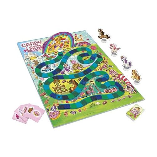 해즈브로 Hasbro Gaming Candy Land Unicorn Edition Toddler Games, Unicorn Toys, Perfect Kids Gifts, Board Games, Ages 3 and Up (Amazon Exclusive)