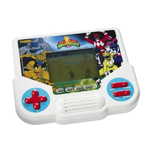 해즈브로 Hasbro Gaming Tiger Electronics Mighty Morphin Power Rangers Electronic LCD Video Game, Retro-Inspired Edition, Handheld 1-Player Game, Ages 8 and Up