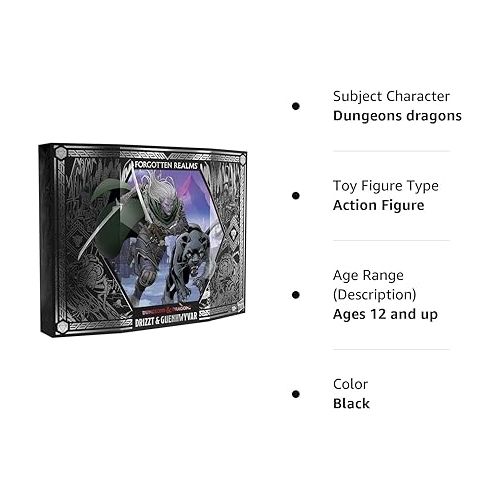 해즈브로 Dungeons & Dragons Forgotten Realms Drizzt & Guenhwyvar Exclusive