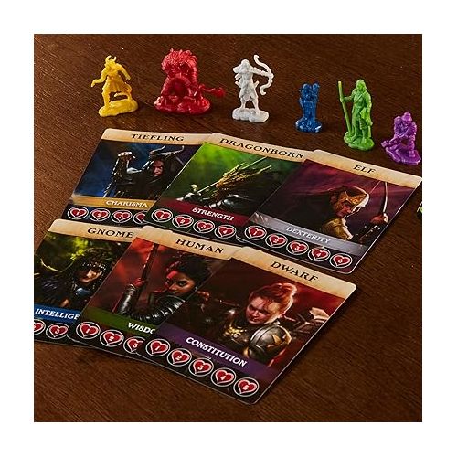 해즈브로 Hasbro Gaming Dungeons & Dragons: Bedlam in Neverwinter Board Game, Escape Room, Cooperative Strategy Games for Ages 12+, 2-6 Players, 3 Acts Approx. 90 Mins Each