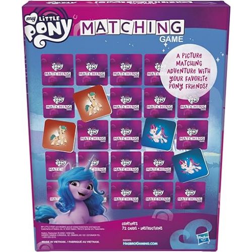 해즈브로 Hasbro Gaming My Little Pony Matching Game for Kids Ages 3 and Up, Fun Preschool Matching Game for 1+ Players