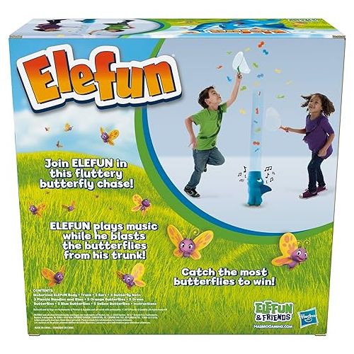 해즈브로 Hasbro Gaming Elefun and Friends Elefun Preschool Game With Butterflies and Music, Kids Games Ages 3 and Up, Board Games for Kids
