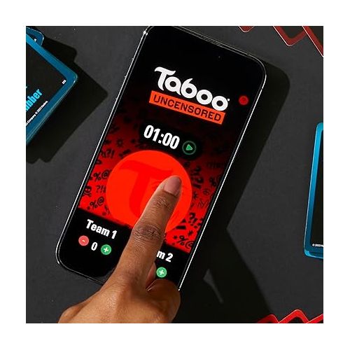 해즈브로 Hasbro Gaming Taboo Uncensored Board Game for Adults Only | Ages 17+ | 4+ Players | 20 Mins. Avg. | Hilarious NSFW Party Games for Adults