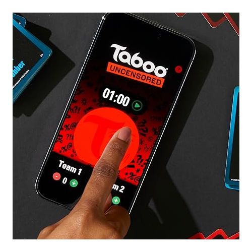 해즈브로 Hasbro Gaming Taboo Uncensored Board Game for Adults Only | Ages 17+ | 4+ Players | 20 Mins. Avg. | Hilarious NSFW Party Games for Adults