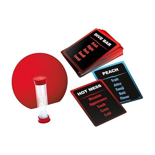 해즈브로 Hasbro Gaming Taboo Uncensored Board Game for Adults Only | Ages 17+ | 4+ Players | 20 Mins. Avg. | Hilarious NSFW Party Games for Adults