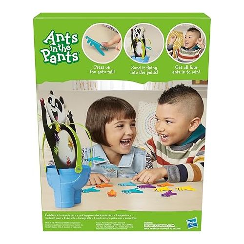 해즈브로 Hasbro Ants in The Pants Preschool Game for Kids Ages 3+, Fun Board Game for 2-4 Players