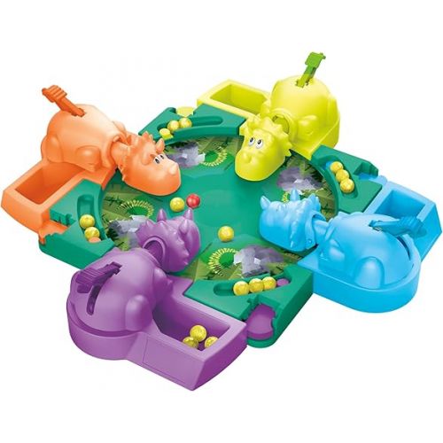 해즈브로 Hasbro Gaming Hungry Hungry Hippos Dino Edition Board Game, Pre-School Game for Ages 4 and Up; for 2 to 4 Players (Amazon Exclusive)