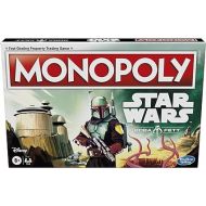 Hasbro Gaming Monopoly: Star Wars Boba Fett Edition Board Game for Kids Ages 8+, Inspired by The Star Wars Movies and The Mandalorian TV Series