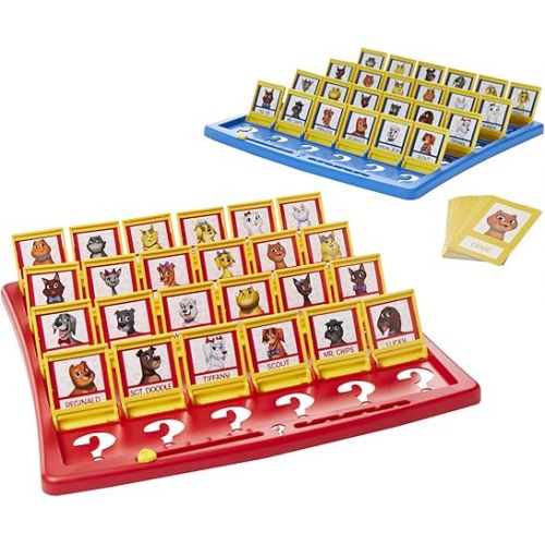 해즈브로 Hasbro Gaming Guess Who? Board Game, with People and Pets Cards, The Original Guessing Game for Kids, Ages 6 and Up (Amazon Exclusive)