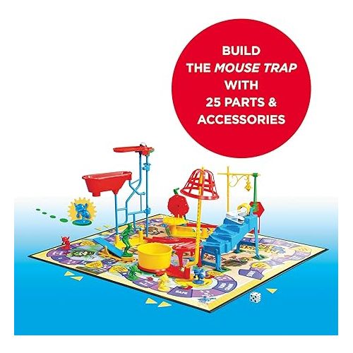 해즈브로 Hasbro Gaming Mouse Trap Kids Board Game, Family Board Games for Kids, Kids Games for 2-4 Players, Family Games, Kids Gifts, Ages 6 and Up (Amazon Exclusive)