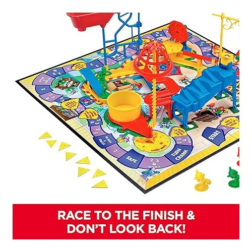 해즈브로 Hasbro Gaming Mouse Trap Kids Board Game, Family Board Games for Kids, Kids Games for 2-4 Players, Family Games, Kids Gifts, Ages 6 and Up (Amazon Exclusive)