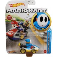 DieCast Hotwheels Mario Kart Light Blue Shy Guy Standard Kart - Toty Winner 2021