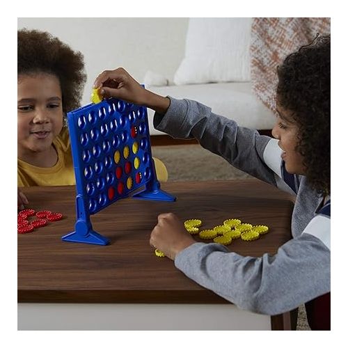 해즈브로 Hasbro Gaming Connect 4 Classic Grid,4 in a Row Game,Strategy Board Games for Kids,2 Player .for Family and Kids,Ages 6 and Up