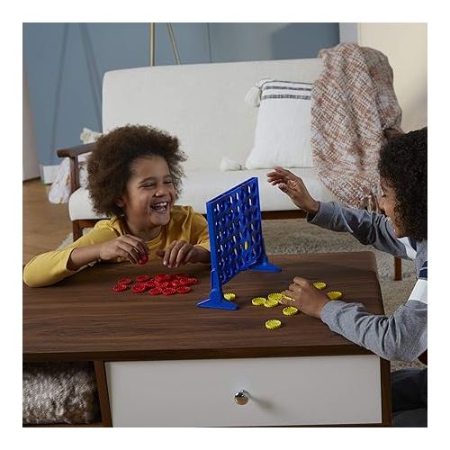 해즈브로 Hasbro Gaming Connect 4 Classic Grid,4 in a Row Game,Strategy Board Games for Kids,2 Player .for Family and Kids,Ages 6 and Up