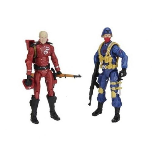 해즈브로 Hasbro G.I. JOE 25th Anniversary Comic Pack: CRIMSON GUARD and SCARRED COBRA OFFICER