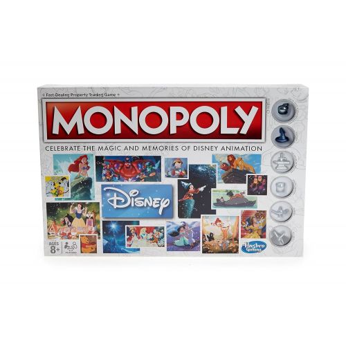 해즈브로 Hasbro Gaming Monopoly: Disney Animation Edition Game