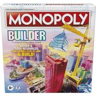 Monopoly Builder Board Game for Kids and Adults, Strategy Games, Family Board Games, for Kids 8 and Up, 2-4 Players