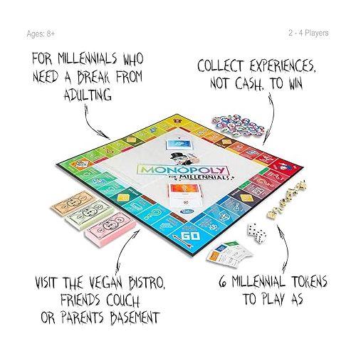 해즈브로 Monopoly for Millennials Board Game