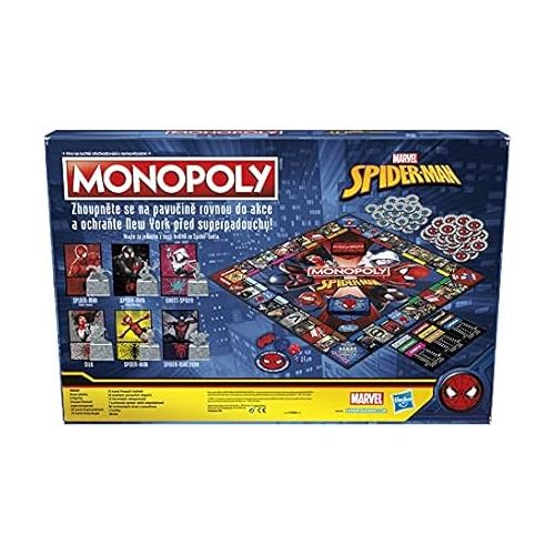 해즈브로 Monopoly Spider-Man, One Size, Multicoloured