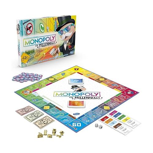 해즈브로 Hasbro Gaming Monopoly for Millennials Board Game