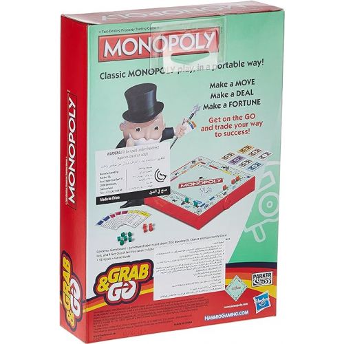 해즈브로 Hasbro Gaming Monopoly Grab & Go Game
