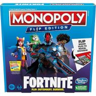 Hasbro Gaming Monopoly Flip Edition: Fortnite Board Game for Ages 13 Game Inspired by Fortnite Video Game, Board Games for Teens and Adults, 2-4 Players