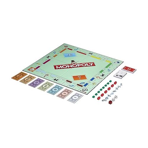 해즈브로 Classic Monopoly Now with Cat, Duck,& Dinosaur