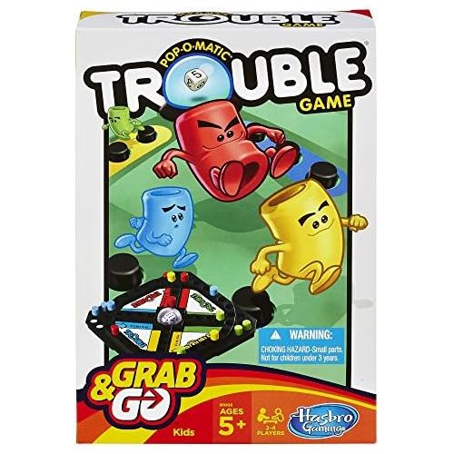 해즈브로 [아마존베스트]Pop-O-Matic Trouble Grab & Go Game (Travel Size)