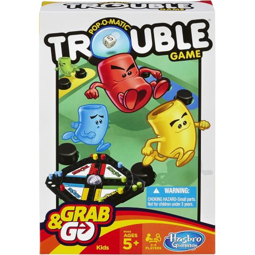 해즈브로 [아마존베스트]Pop-O-Matic Trouble Grab & Go Game (Travel Size)