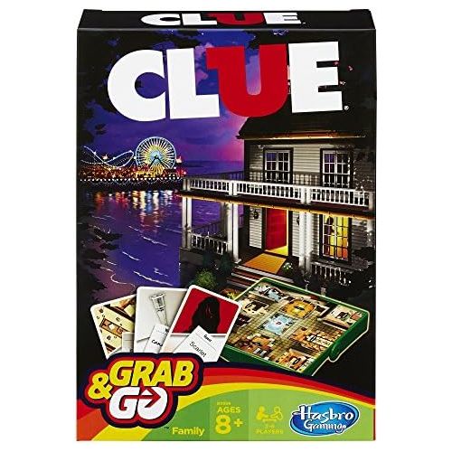 해즈브로 [아마존베스트]Clue Grab and Go Game (Travel Size)