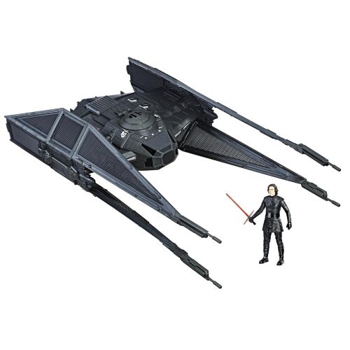 해즈브로 [아마존 핫딜]  [아마존핫딜]Hasbro Star Wars C1252EU4 - Episode 8 Forcelink Tie Silencer mit 3.75 Zoll Kylo Ren Figur, Actionfigur