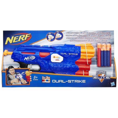 해즈브로 [아마존 핫딜]  [아마존핫딜]Hasbro Nerf B4620EU4 - N-Strike Elite Dual-Strike, Spielzeugblaster