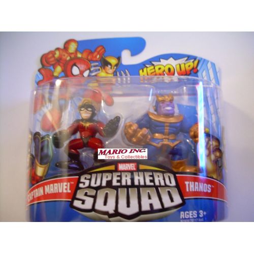 해즈브로 Hasbro Marvel Superhero Squad Series 18 Mini 3 Inch Figure 2Pack Captain Marvel Thanos