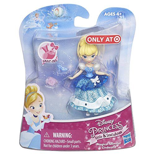 해즈브로 Hasbro Cinderella Disney Princess Little Kingdom Magical Glimmer 3 Mini Doll Exclusive