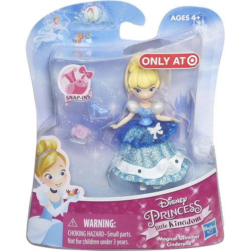 해즈브로 Hasbro Cinderella Disney Princess Little Kingdom Magical Glimmer 3 Mini Doll Exclusive