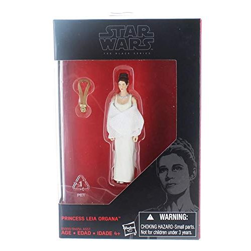 해즈브로 Hasbro Star Wars, 2015 The Black Series, Princess Leia Organa [A New Hope] Exclusive Action Figure, 3.75 Inches