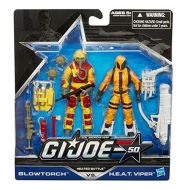 Hasbro G.I. Joe 50th Anniversary Exclusive Action Figure 2-Pack Heated Battle [Blowtorch vs. H.E.A.T. Viper]