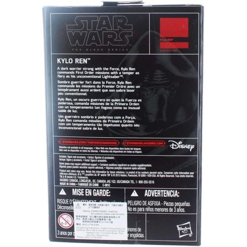 해즈브로 Hasbro Star Wars 2015 The Black Series Kylo Ren (The Force Awakens) Exclusive Action Figure 3.75 Inches
