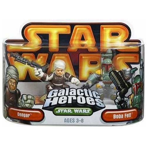 해즈브로 Hasbro Star Wars Galactic Heroes Episode 2 Junior Figure 2 Pack Boba Fett & Dengar