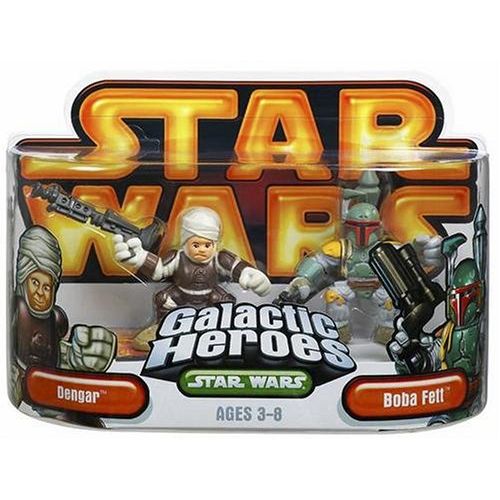 해즈브로 Hasbro Star Wars Galactic Heroes Episode 2 Junior Figure 2 Pack Boba Fett & Dengar