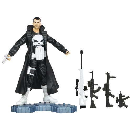 해즈브로 Hasbro Marvel Universe Marvel Legends Epic Heroes Series Marvels Knights The Punisher (White Skull Shirt and Belt Variant) 6-inch Action Figure